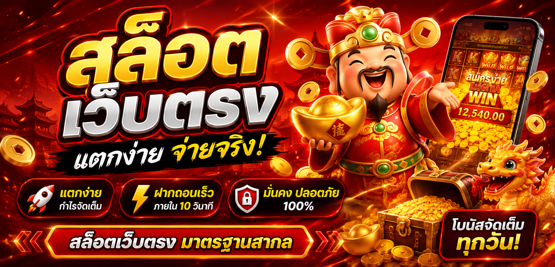 สล็อตเว็บตรง แตกง่าย ฝากถอนเร็ว